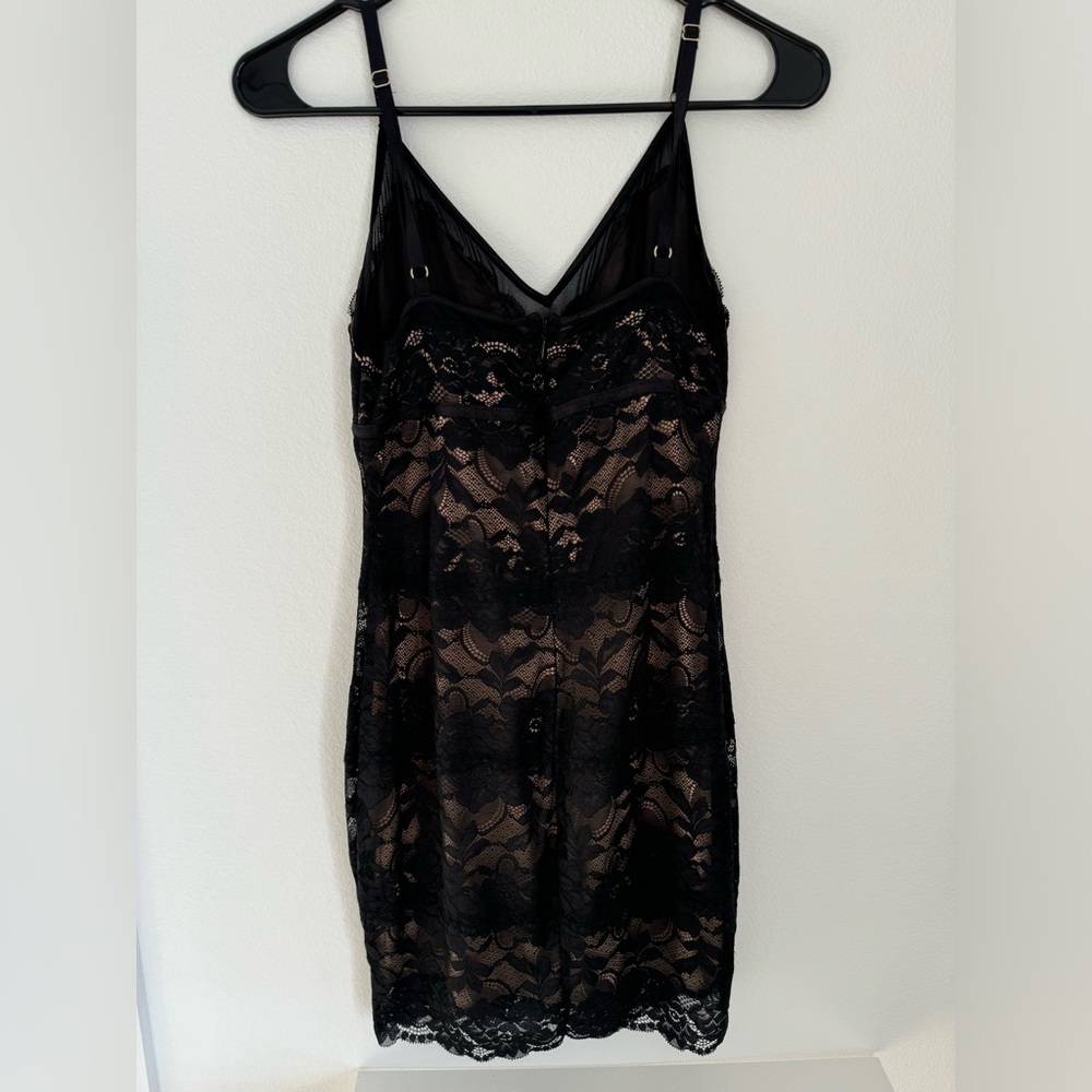 Guess black and nude lace mini dress - size Small - Picture 2 of 8